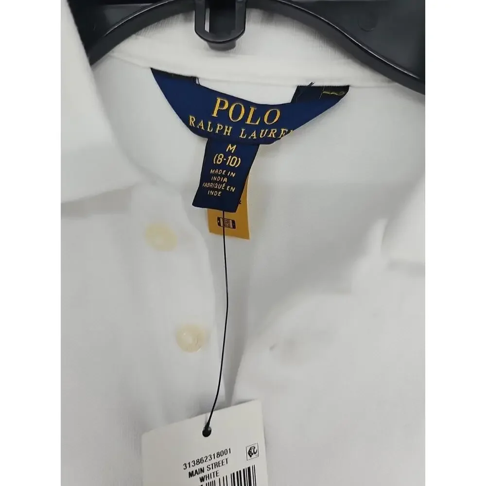 Polo‎ Ralph Lauren Girls M(8-10) Cotton French Terry Madras-Patchwork NWT
